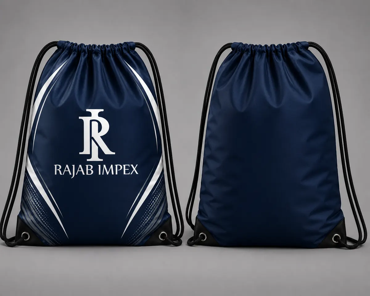 Sublimated drawstring bag